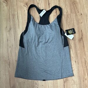 NWT XL C9 by Champion Gray & Black Racerback Athletic Tank
